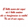 Cuscino con frase "E' bello avere dei sogni ed è bello credere che si trasformeranno in realtà Tu sei il mio sogno..."