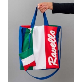 Borsa mare tricolore nylon