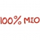 Ricamo con frase "100%MIO"